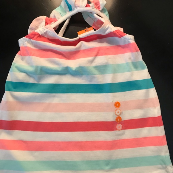 NWT GYMBOREE Girls Striped Summer Tank Top - Picture 1 of 5
